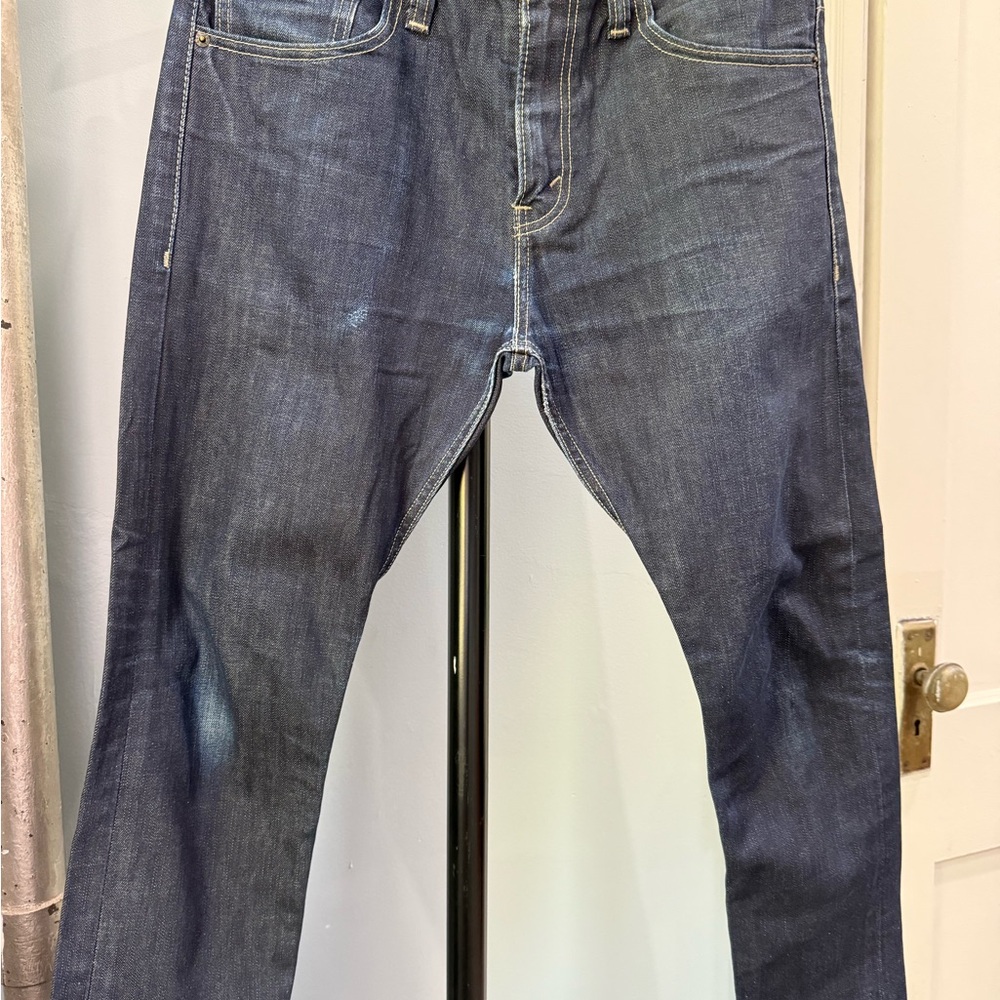Levi's Blue Slim Straight Jeans with Classic Style
